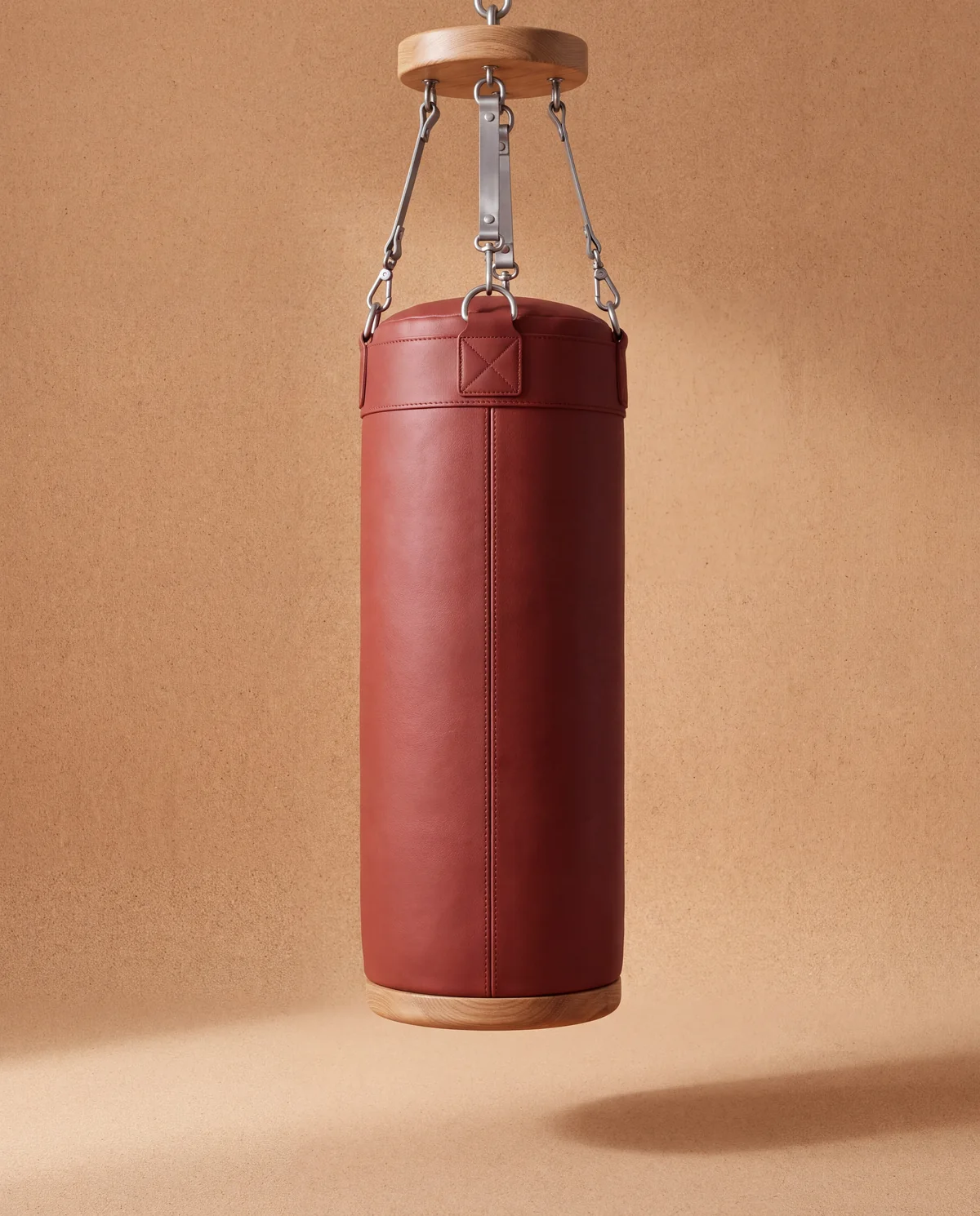 Leather heavy bag, 4 ft, 100 lb class